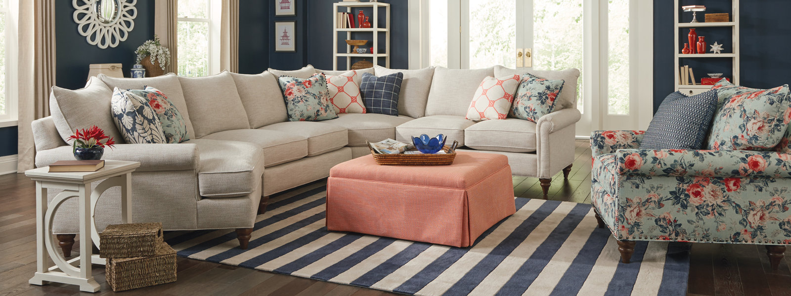 Paula deen sectional sofa store for sale